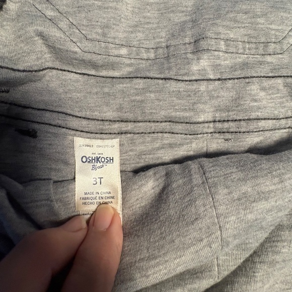 Toddler Corduroy Overalls, OshKosh B’Gosh, Size 3T. Flannel Lined - Picture 8 of 9